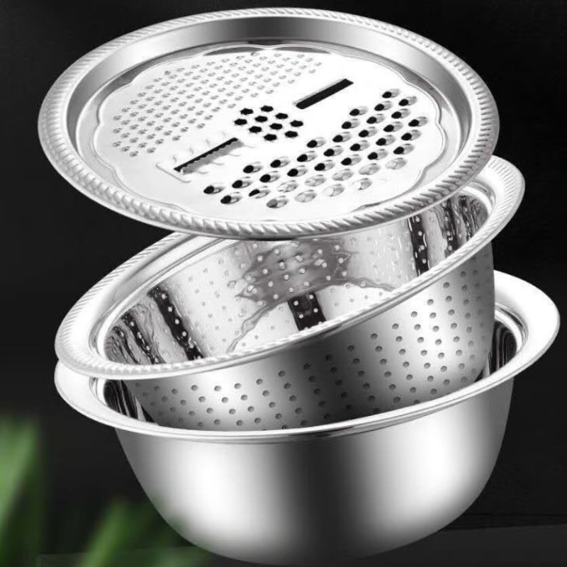 Multifunctional Stainless Steel Basin ~ Your All-in-One Kitchen Hero