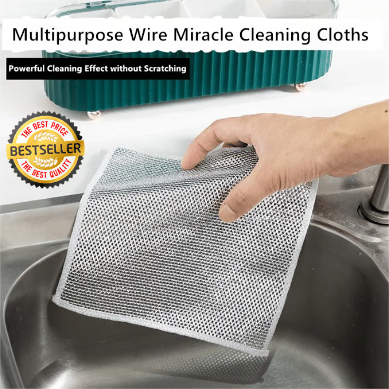 Miracle Wire Cleaning Cloth ~ Tough on Grime, Gentle on Surfaces