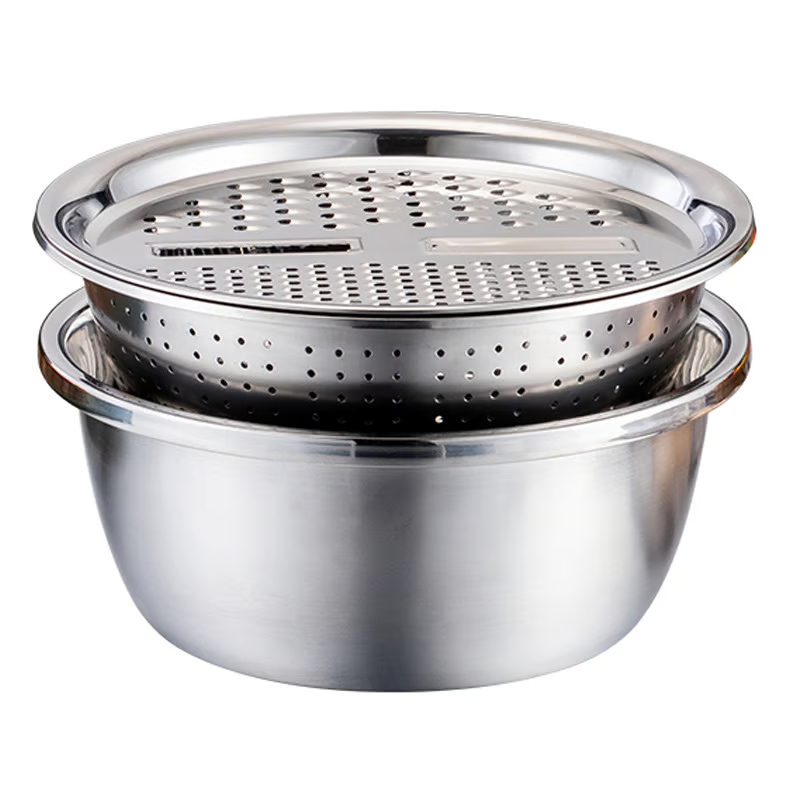 Multifunctional Stainless Steel Basin ~ Your All-in-One Kitchen Hero