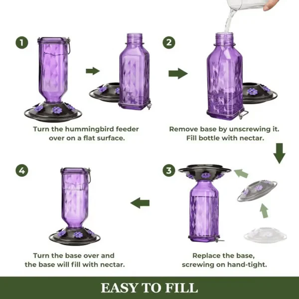 Hummingbird Feeder ~ Turn your backyard into a hummingbird haven