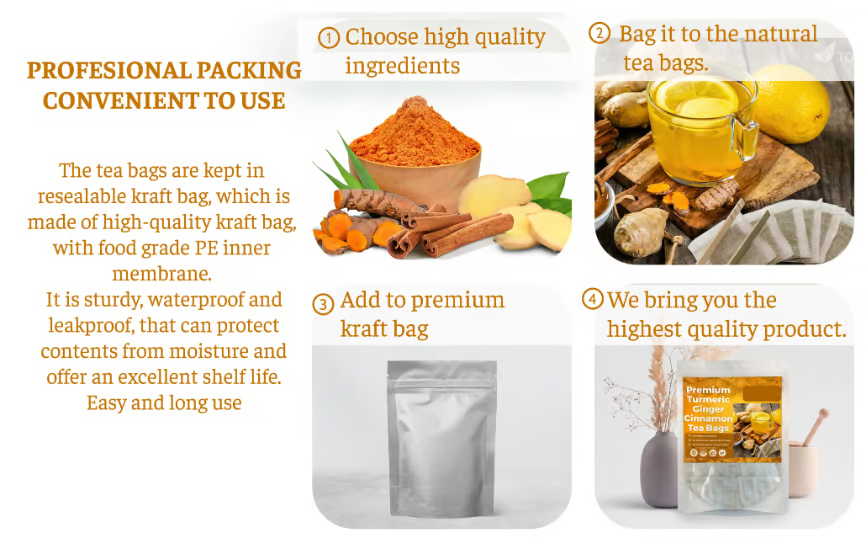 Turmeric Ginger Cinnamon Tea ~ Support digestion, calm inflammation, and relax naturally